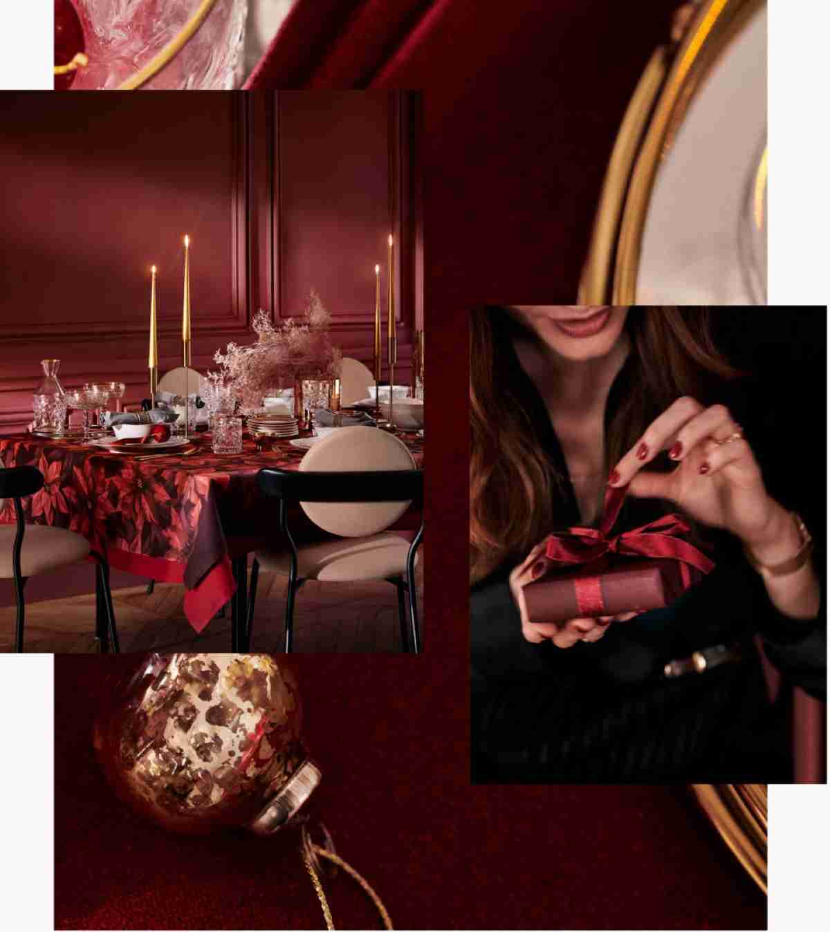 Decora tu casa esta navidad con vibrante color rojo de H&M 1