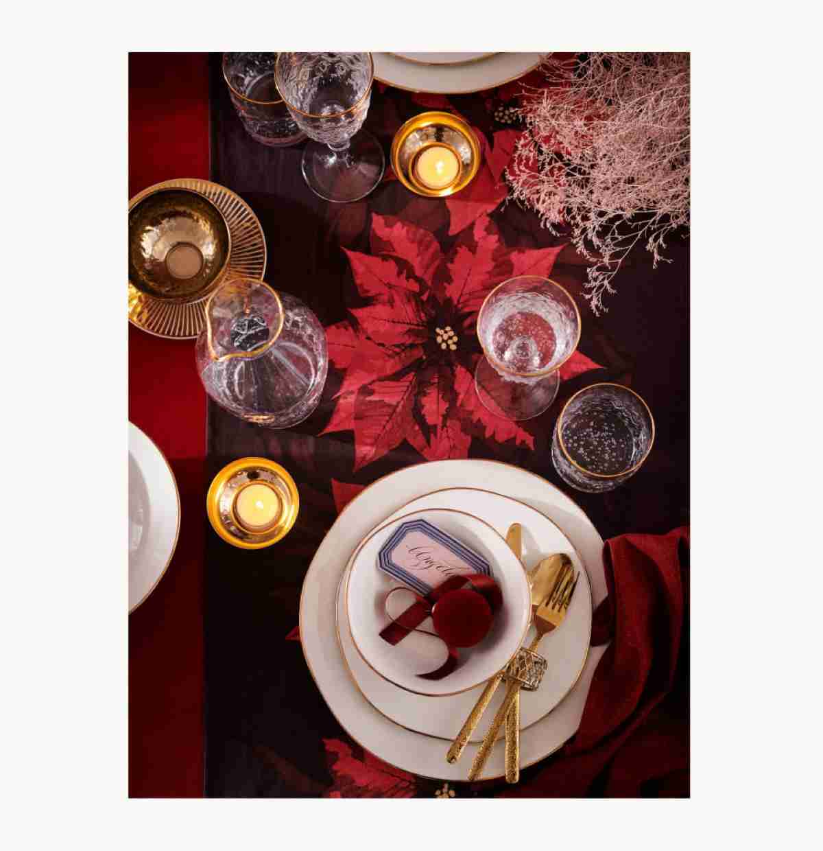 Decora tu casa esta navidad con vibrante color rojo de H&M 4