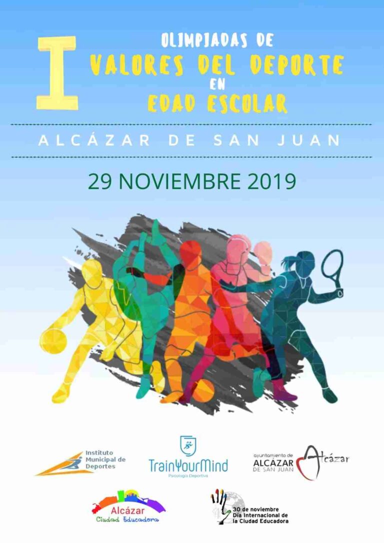Alcázar de San Juan celebrará el día internacional de la Ciudad Educadora con la I Olimpiada de los valores