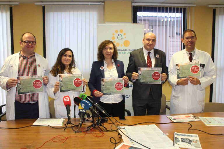 El Ayuntamiento se suma a la campaña «Stop UPP» promovida por el Hospital Mancha Centro en el Día Mundial de la Prevención de las Úlceras por Presión