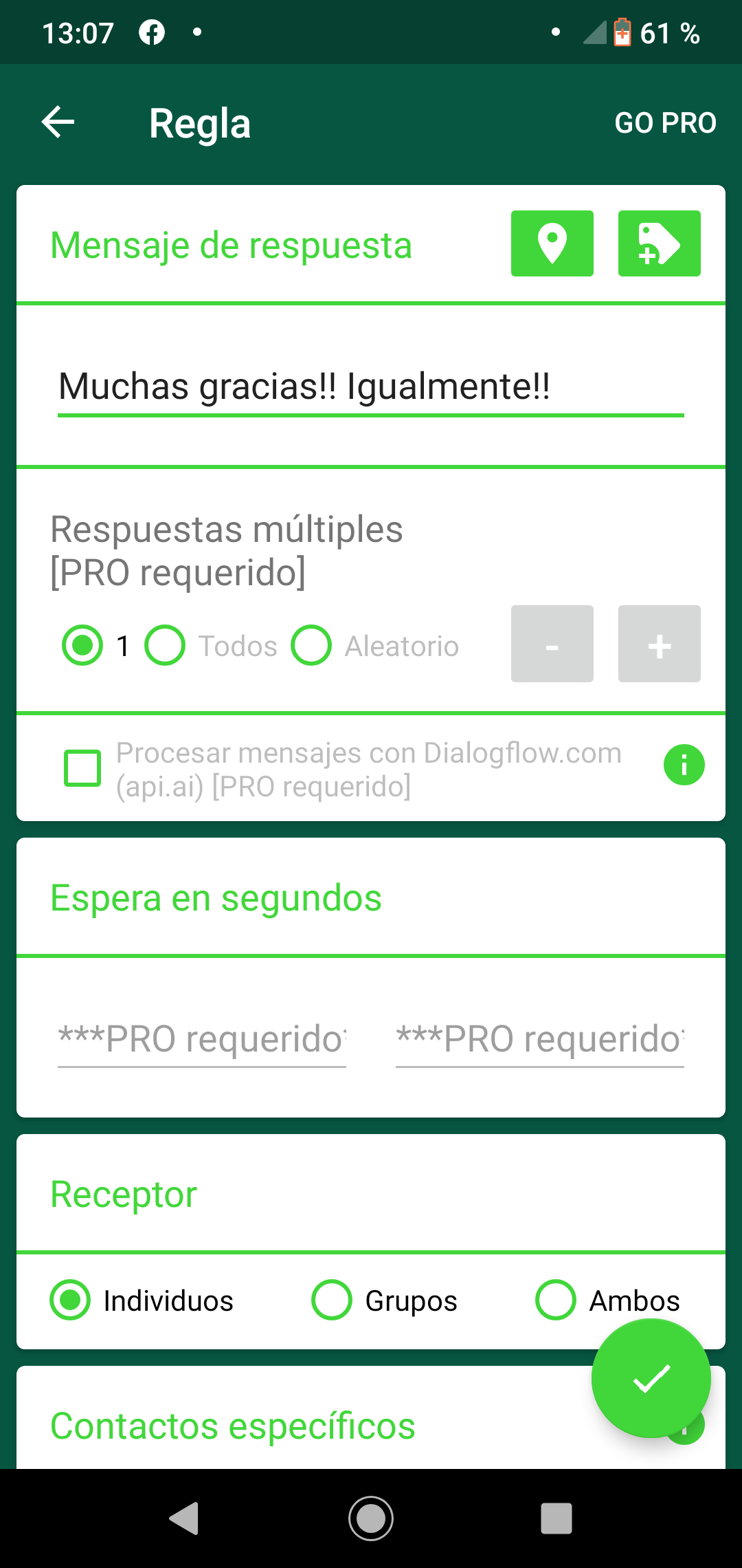 Cómo responder automáticamente a todos los mensajes navideños por WhatsApp 2 Cómo responder automáticamente a todos los mensajes navideños por WhatsApp 2