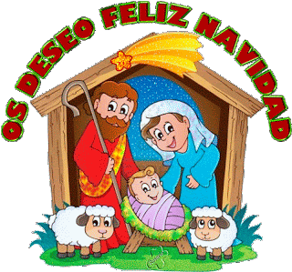 Feliz Navidad estilo año 80 con gifs animados 29