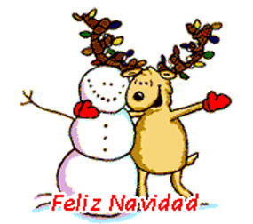Feliz Navidad estilo año 80 con gifs animados 18