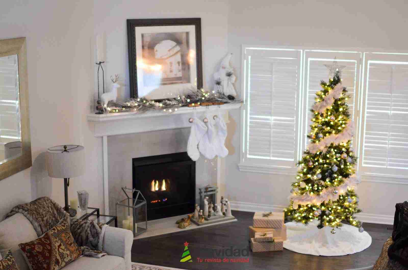 Chimeneas de Navidad para decorar y dar calor en fiestas 6