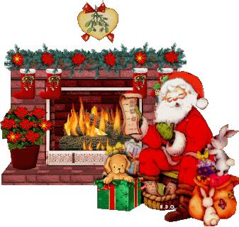 Chimeneas de Navidad para decorar y dar calor en fiestas 19