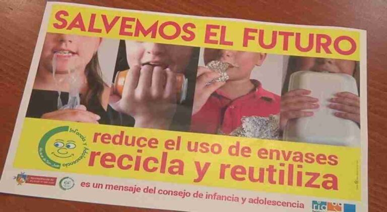 El consejo Local de Infancia y Adolescencia crea una campaña publicitaria para la concienciación sobre el uso del plástico
