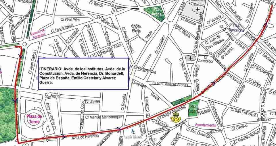 Cabalgata de Reyes Magos de Alcázar de San Juan, itinerario y horario 1