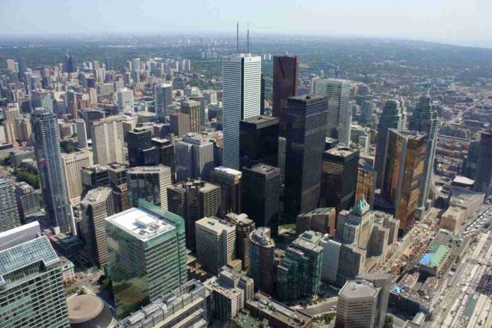 rascacielos de la ciudad de toronto