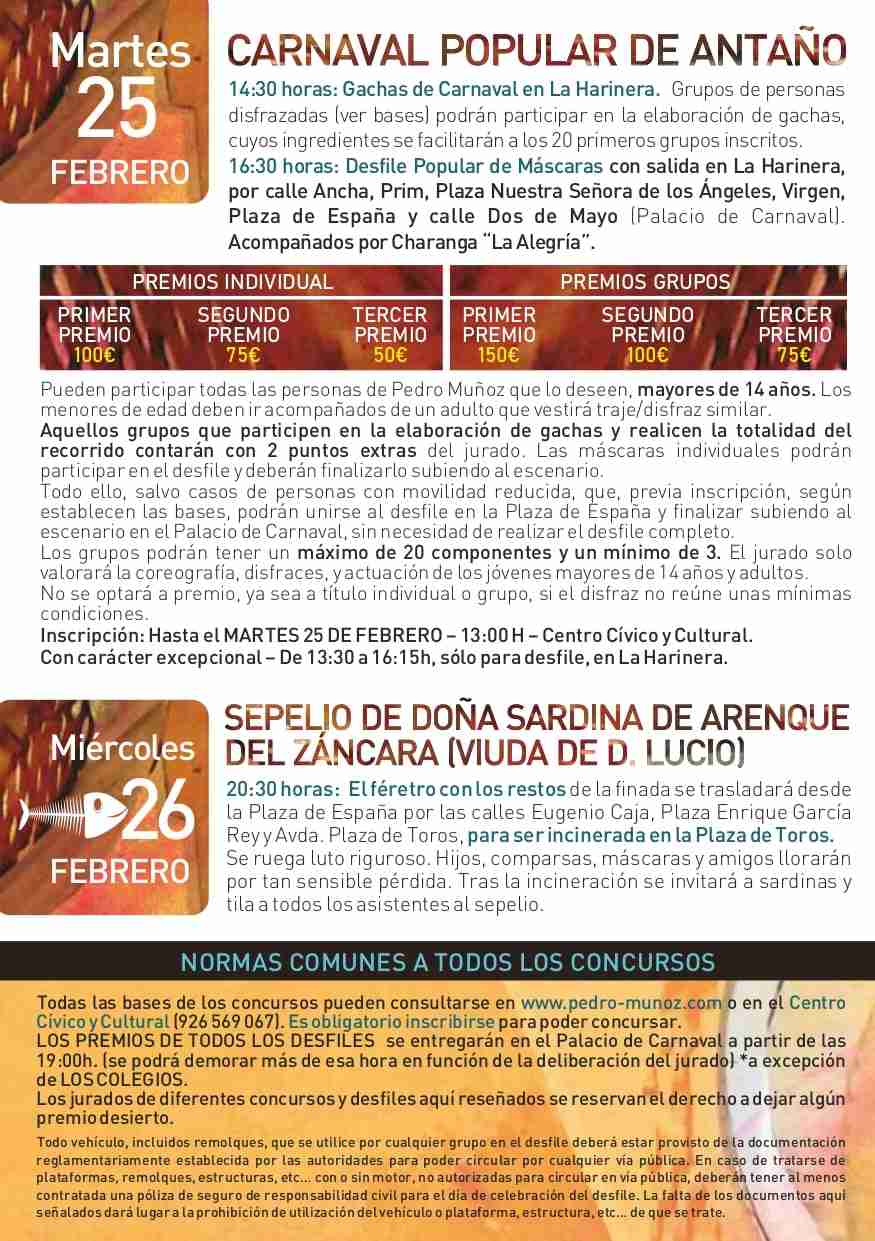 Pedro Muñoz presenta su programación para Carnaval 2020 3