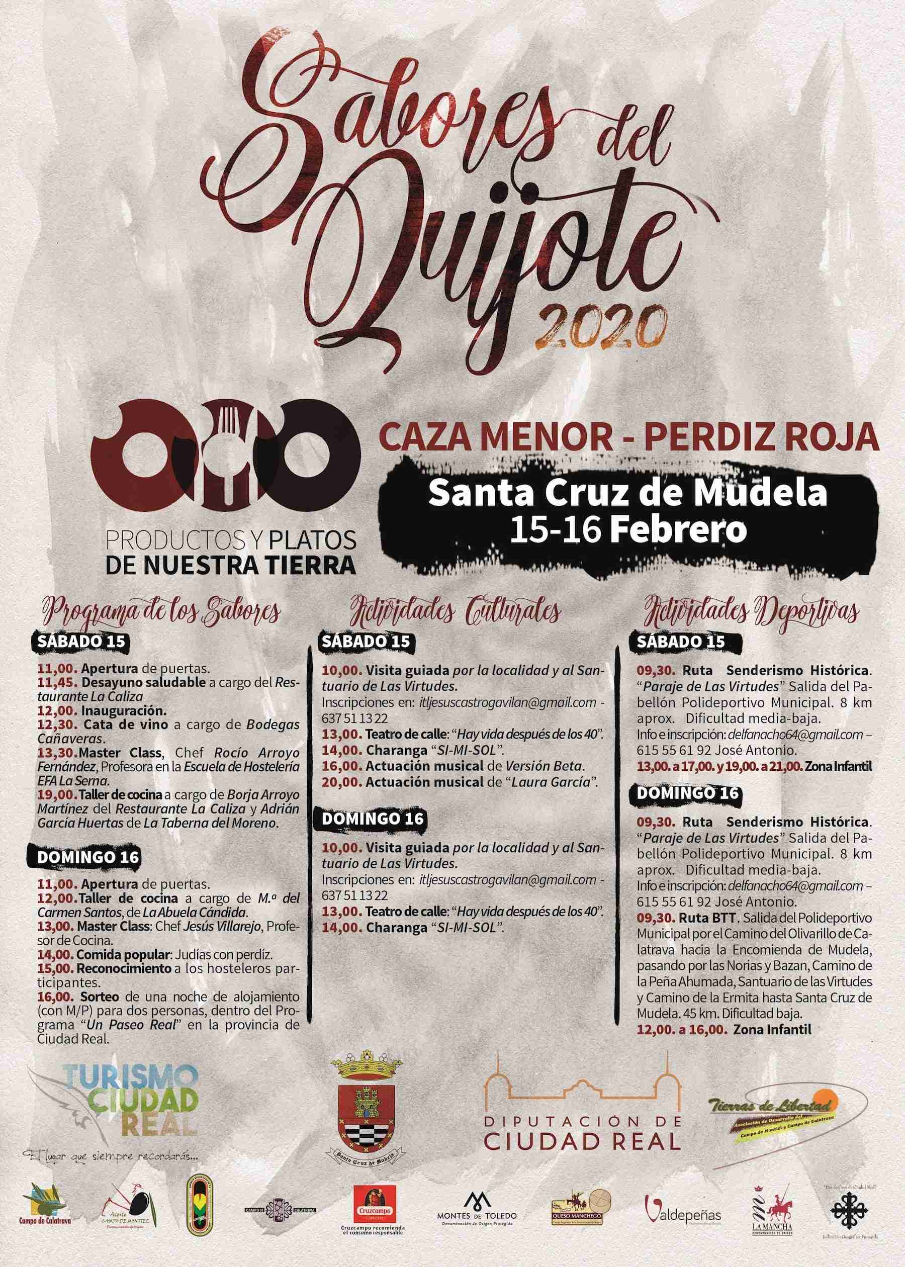 Santa Cruz de Mudela promocionará este fin de semana su gastronomía en torno a la perdiz roja y la caza menor en los Sabores del Quijote 1 Santa Cruz de Mudela promocionará este fin de semana su gastronomía en torno a la perdiz roja y la caza menor en los Sabores del Quijote 1