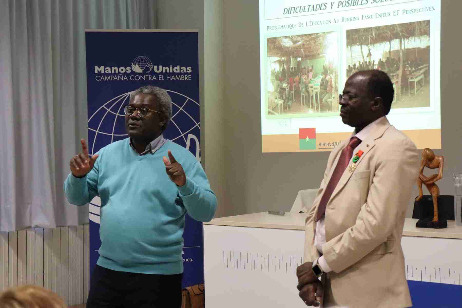 Hamidou Keivin presenta el proyecto de Manos Unidas en Burkina Faso 2