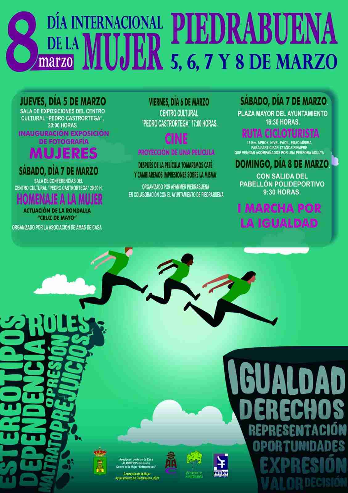 Piedrabuena organiza la 1ª Marcha por la Igualdad como epicentro de una variada programación por el 8 de marzo 1 Piedrabuena organiza la 1ª Marcha por la Igualdad como epicentro de una variada programación por el 8 de marzo 1