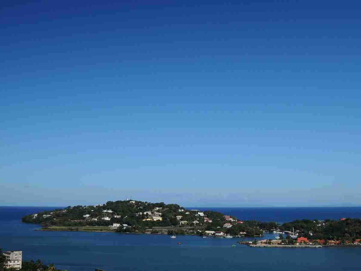 atardecer en la isla de santa lucia