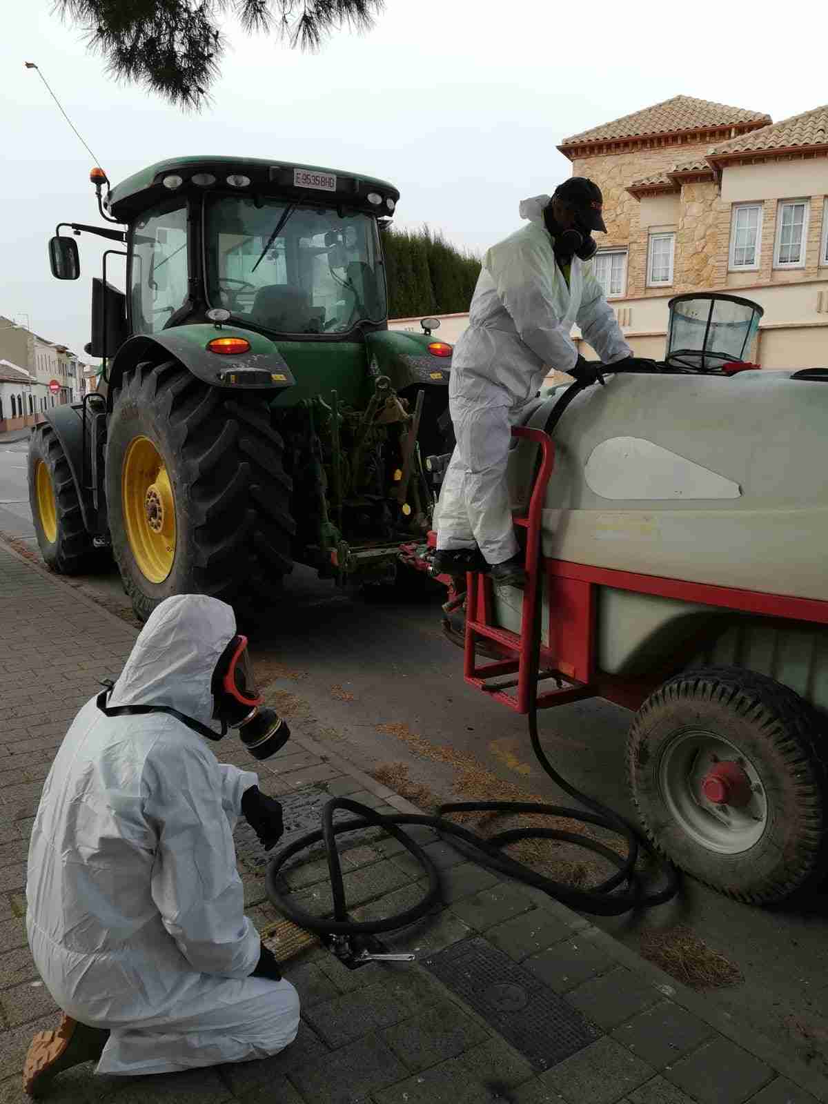 Alcázar de San Juan continua con las tareas de desinfección de calles 1