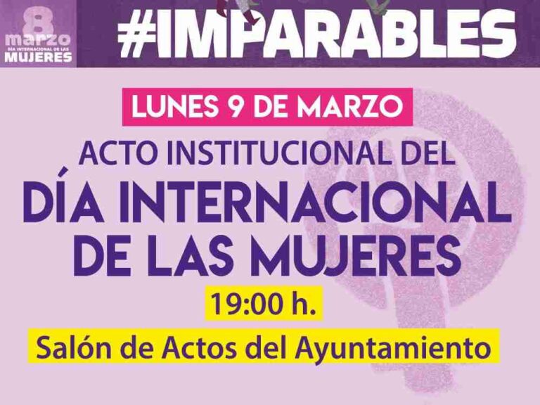 Alcázar celebrará el Día Internacional de las Mujeres con un acto institucional en torno a la educación en todos los ámbitos