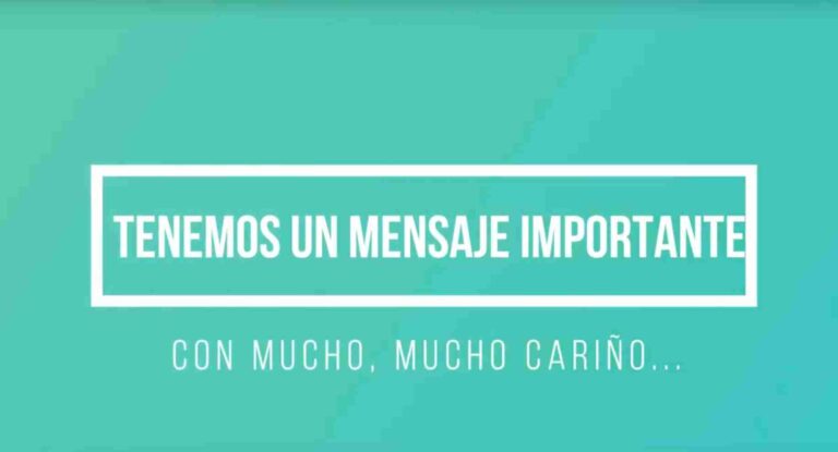 Mensaje importante: NO ESTÁIS SOLAS