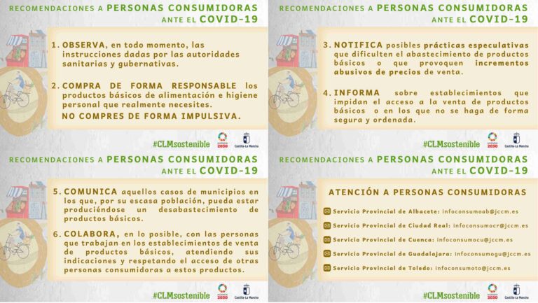 La OMIC ofrece recomendaciones ante el COVID-19