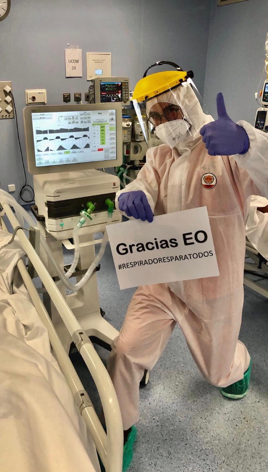 Gracias a EO Madrid desde Hospital Ramón y Cajal Gracias a EO Madrid desde Hospital Ramón y Cajal
