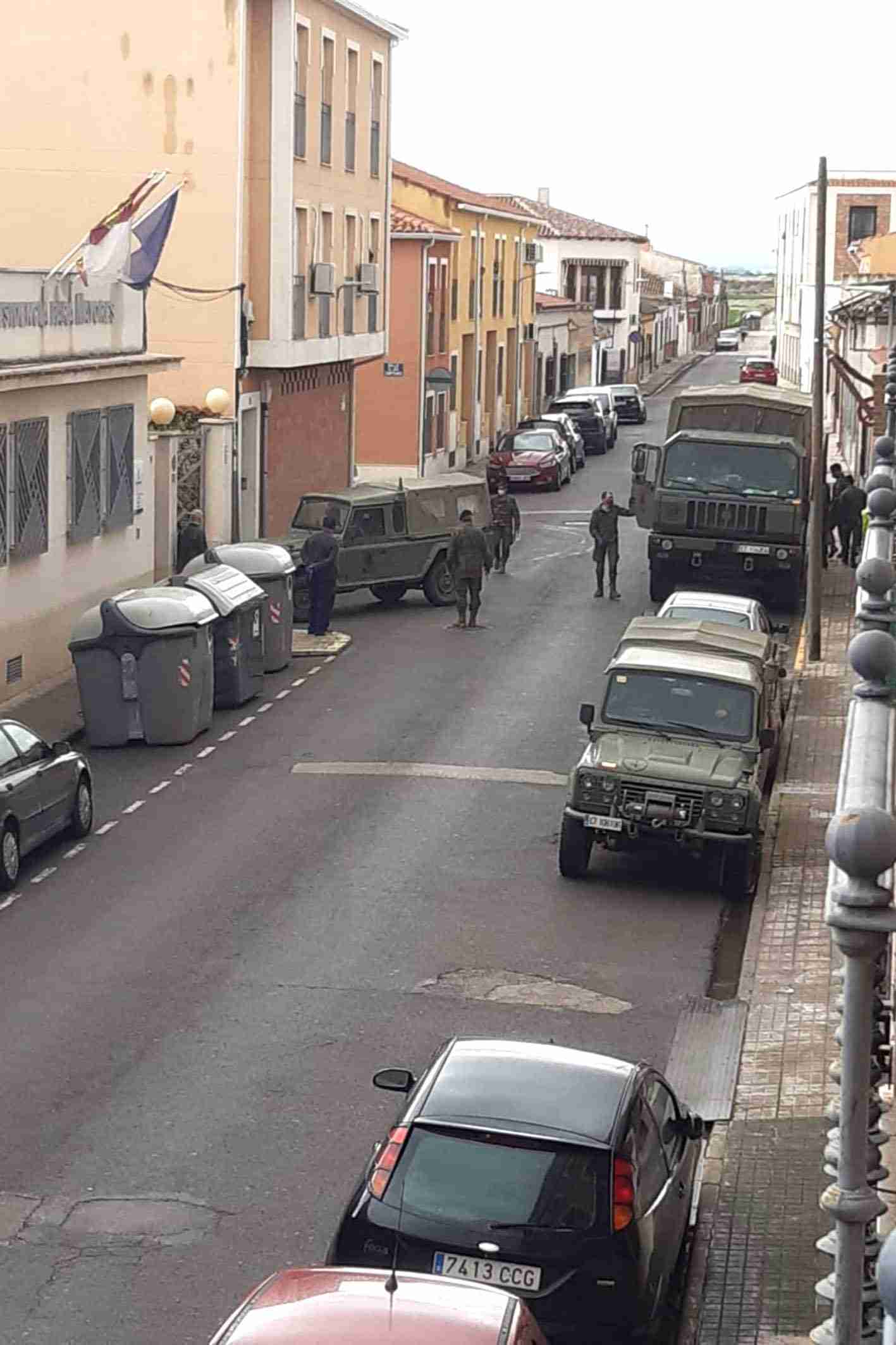 El Ejército realiza tareas de desinfección el a Residencia de Mayores “Virgen de Peñarroya” 5