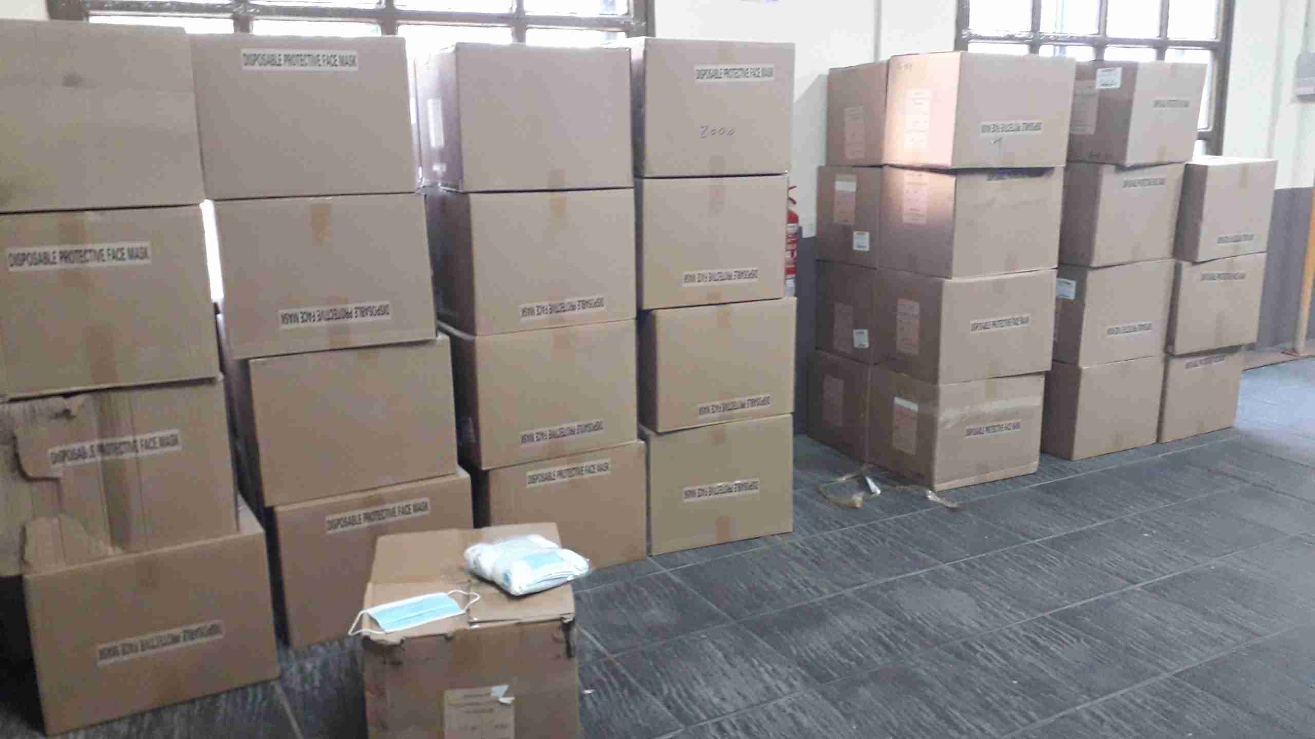 La Subdelegación reparte 106.000 mascarillas en la provincia para las personas usuarias de transporte público 1