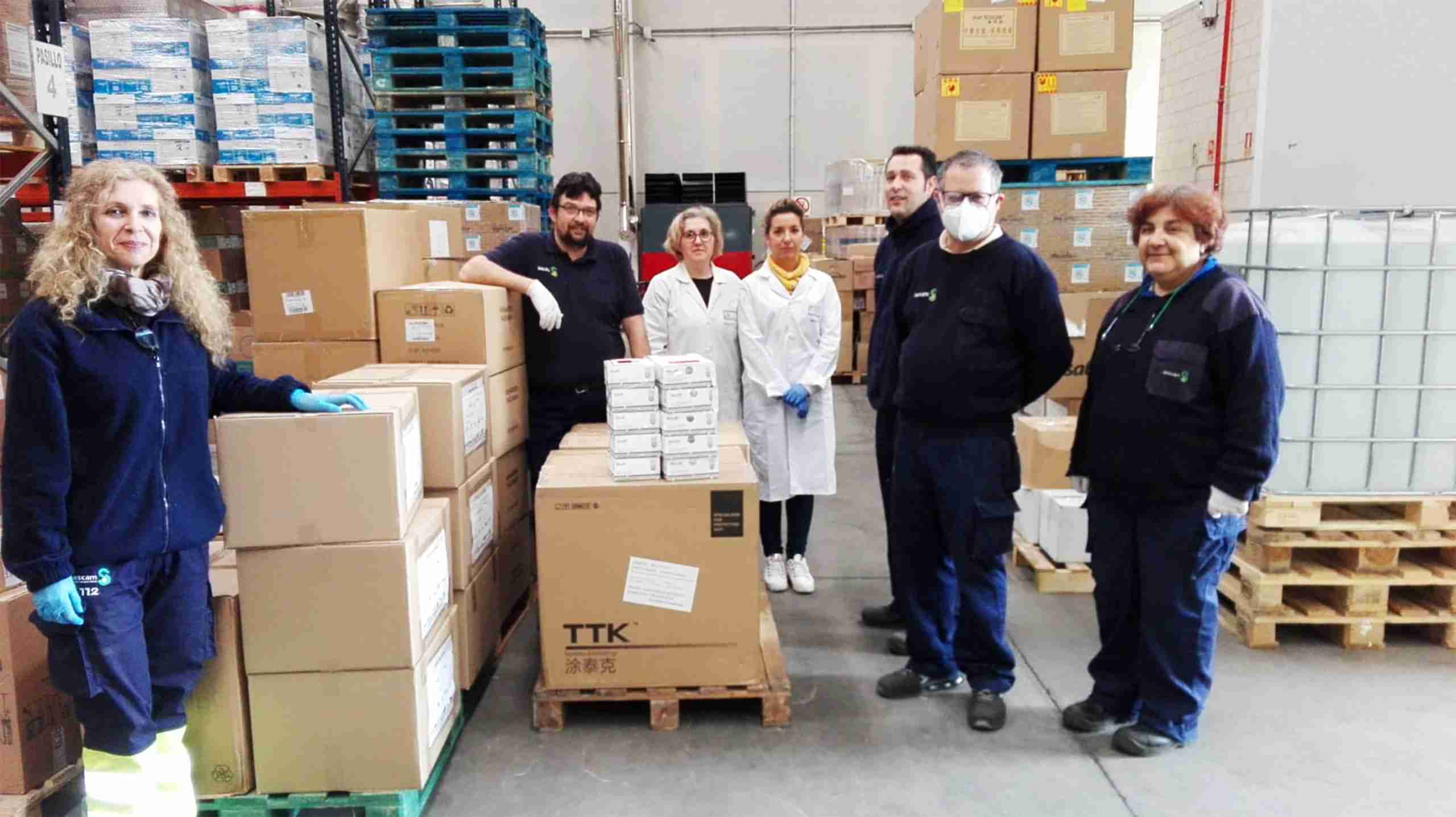 Centros sanitarios de la provincia de Ciudad Real reciben más de 61.000 artículos de protección y 2.200 test rápidos 2