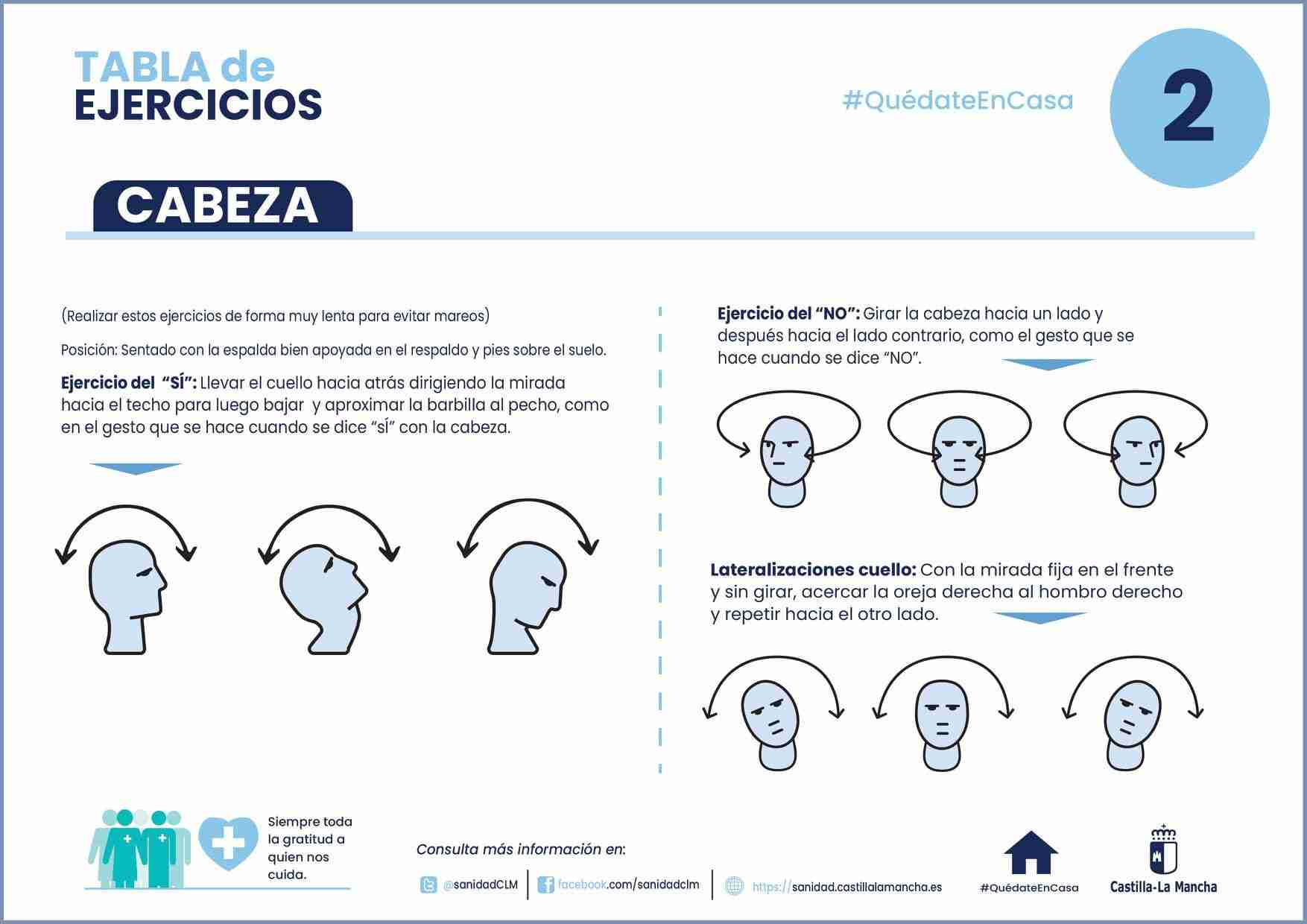 Ejercicios para mantenerse activo en casa durante el confinamiento. 1