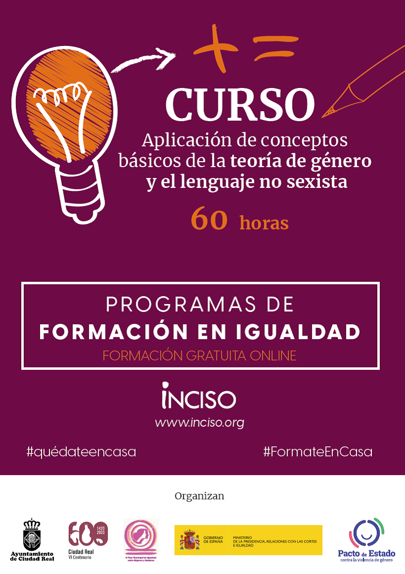 Igualdad promueve un curso online gratuito sobre conceptos básicos de ...