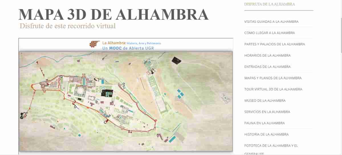 viaje virtual a la alhambra