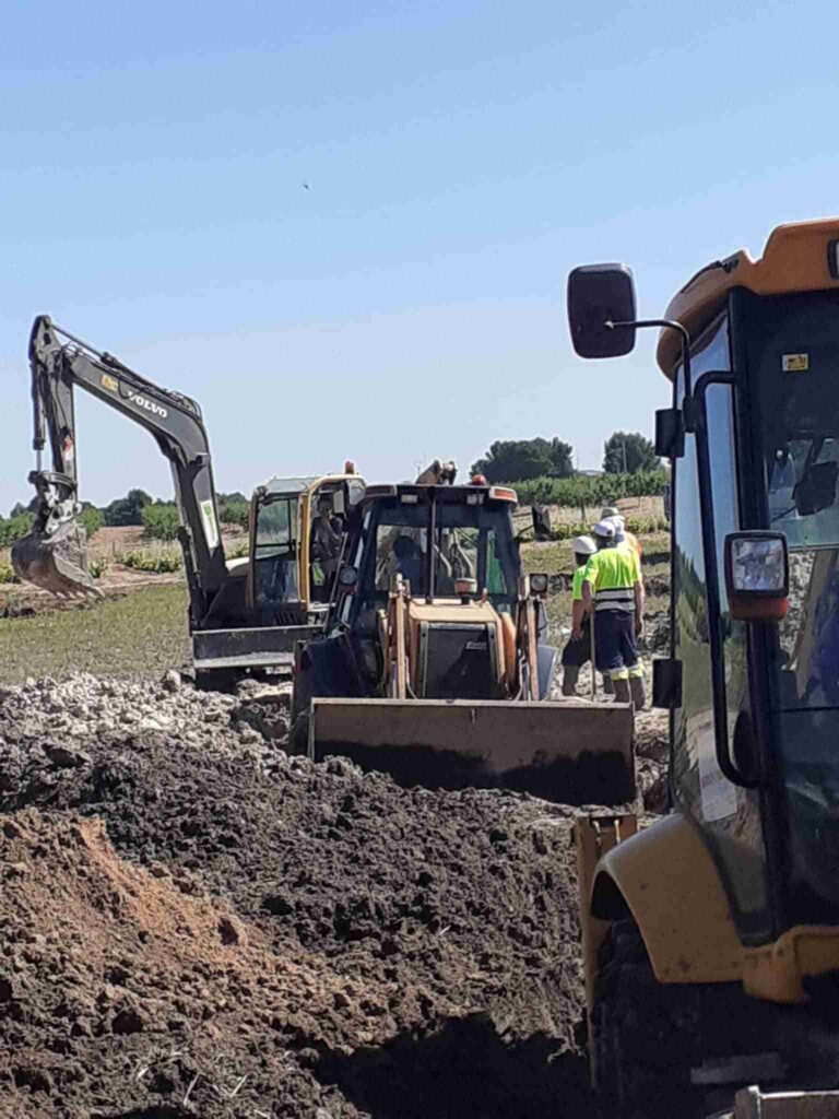 Reparada la Rotura de la Tubería General en la Carretera Alcazar de San Juan – Manzanares