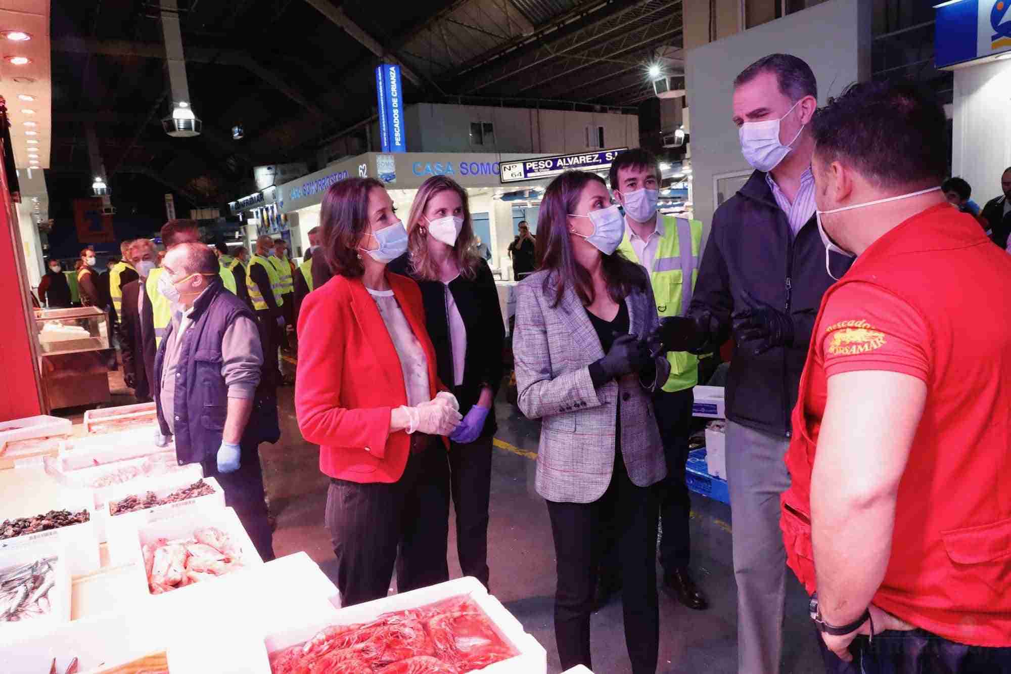 Mercamadrid recibe la visita de los Reyes de España durante la madrugada 1