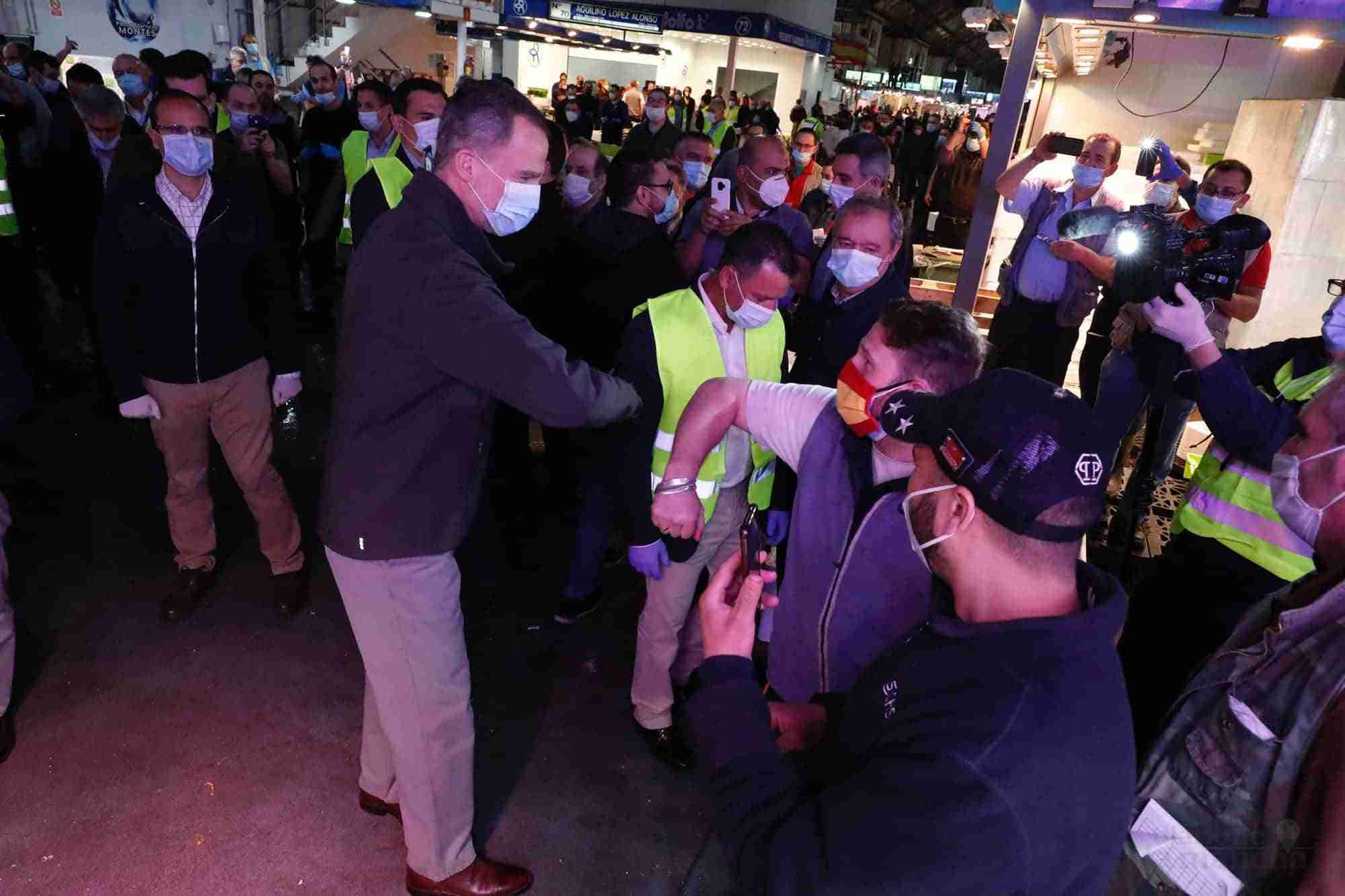 Mercamadrid recibe la visita de los Reyes de España durante la madrugada 2