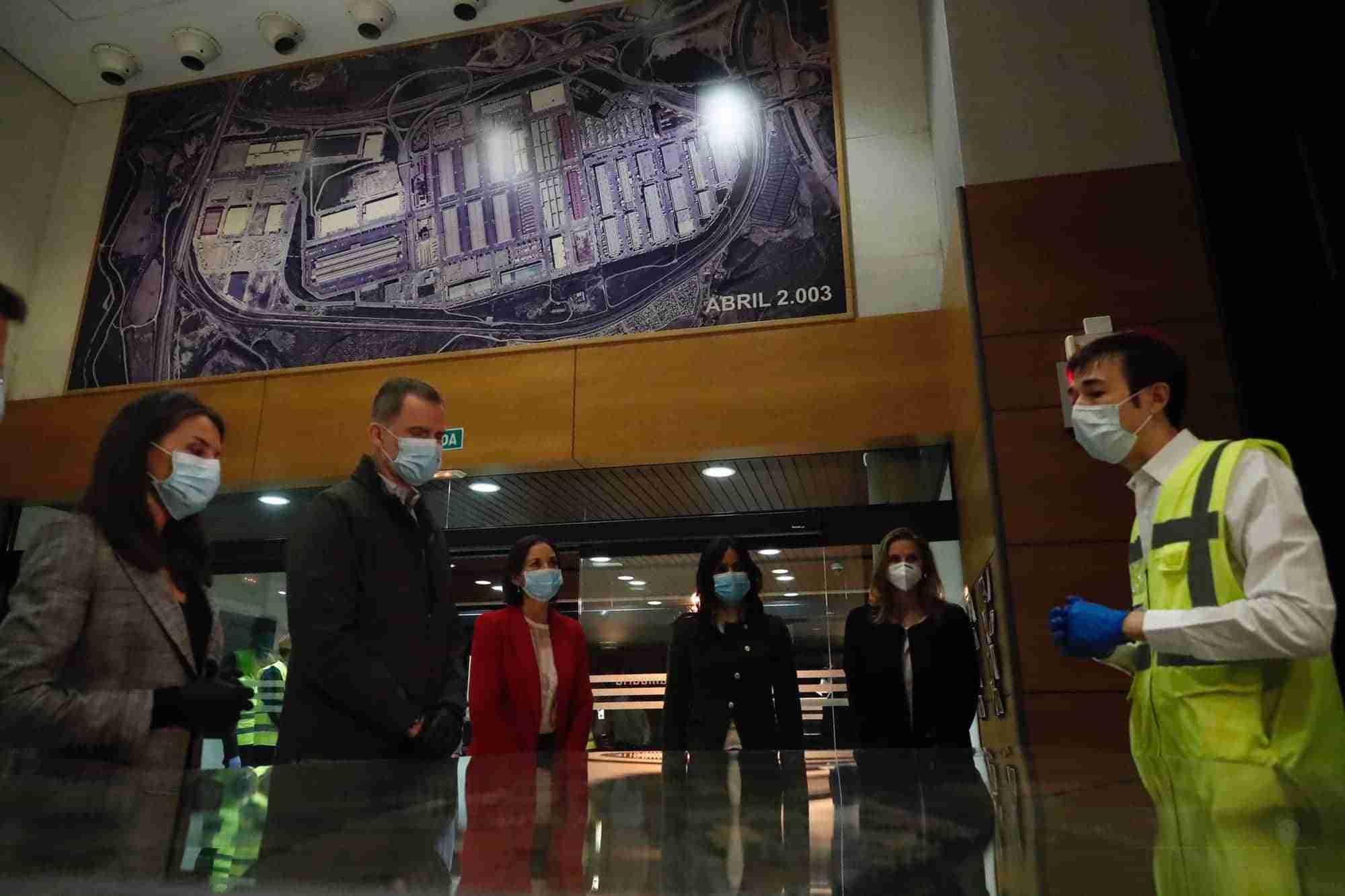 Mercamadrid recibe la visita de los Reyes de España durante la madrugada 4