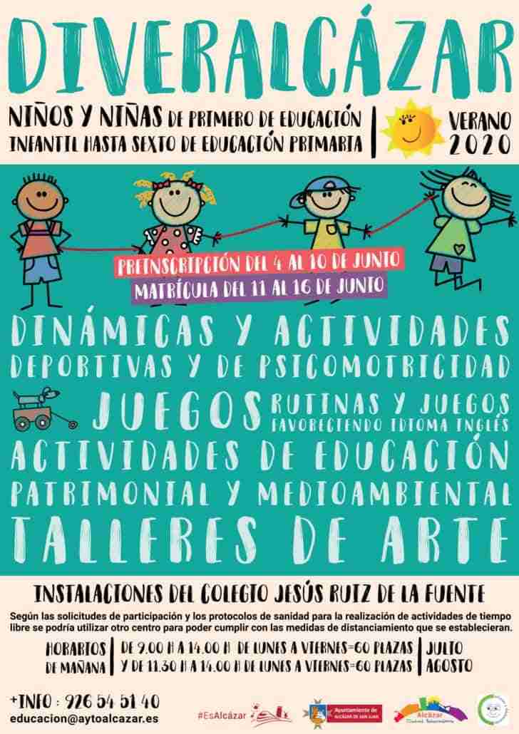 Comienza el programa DiverAlcázar para los meses de Julio y Agosto 1