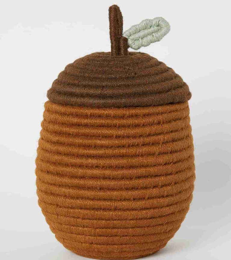 cesta de almacenamiento con tapa hm