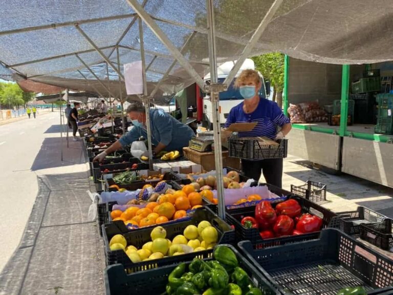 El mercadillo de Alcázar de San Juan adapta sus instalaciones a la Fase III