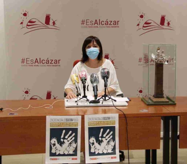Alcázar rendirá homenaje a los fallecidos por COVID-19 con una escultura de Diego Muñoz