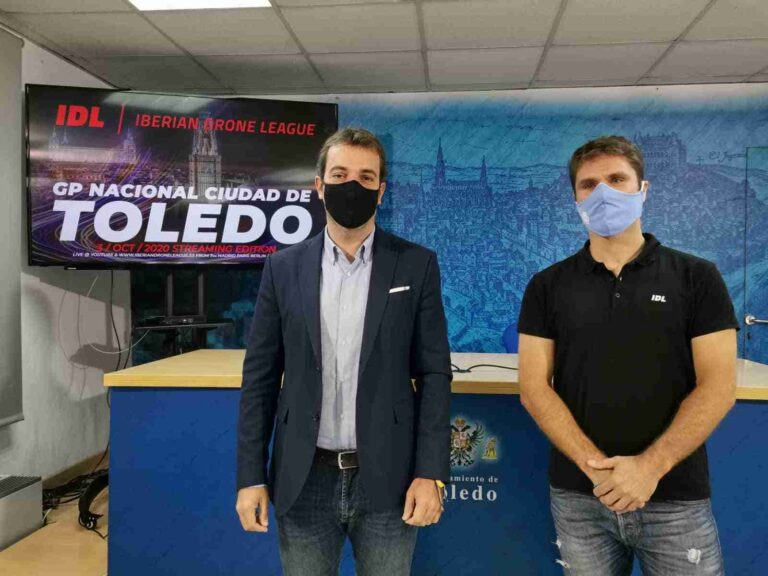 Toledo acoge el 3 de octubre el Gran Premio de Drones Ciudad de Toledo que incluirá un espectáculo de luz y sonido el viernes