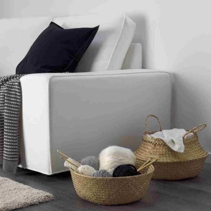 cestos para decorar el salon