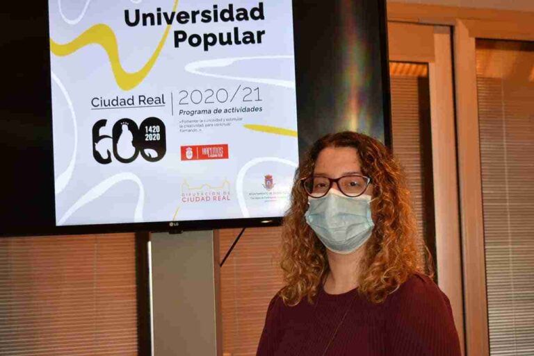La Universidad Popular de Ciudad Real  cubre más del 50% de sus plazas disponibles en actividades y talleres