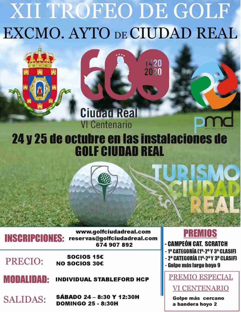 Un centenar de golfistas participan este fin de semana en el XII Trofeo Ayuntamiento de Ciudad Real