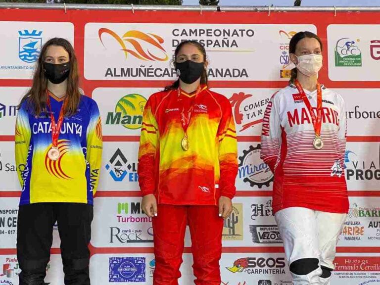 La selección de Castilla-La Mancha, subcampeona de España en el campeonato nacional de BMX Racing 2020