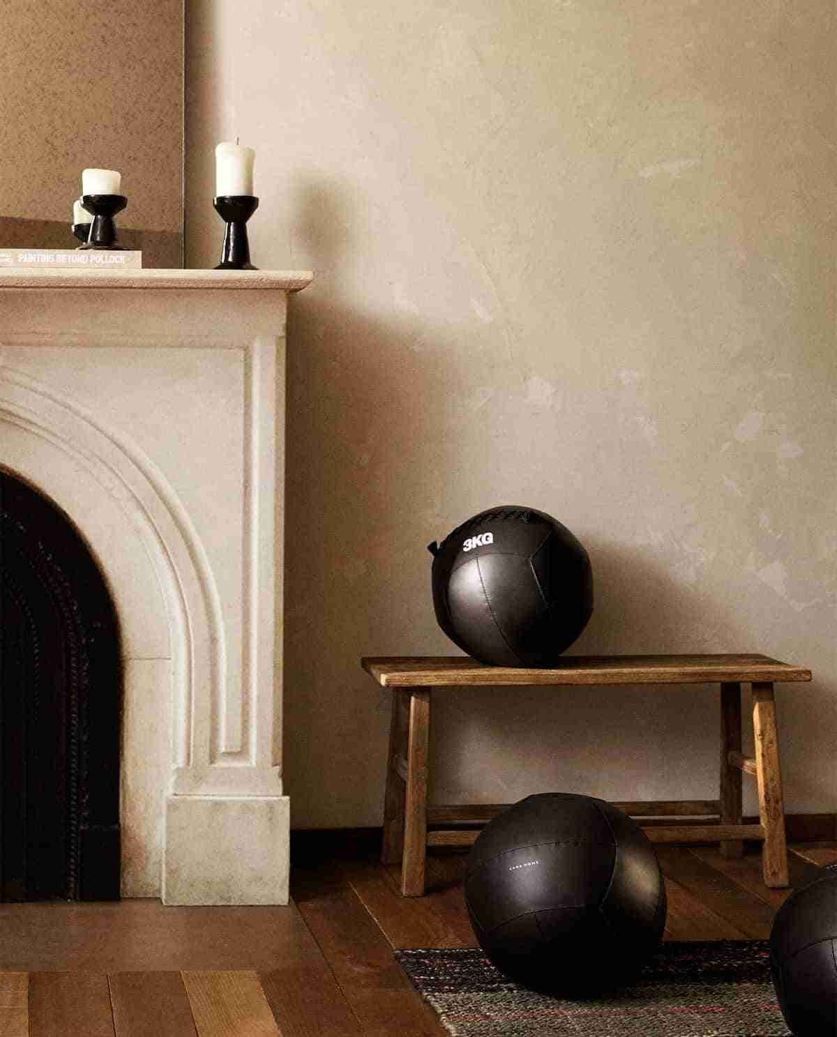 balon piel coleccion gimnasio de zara home