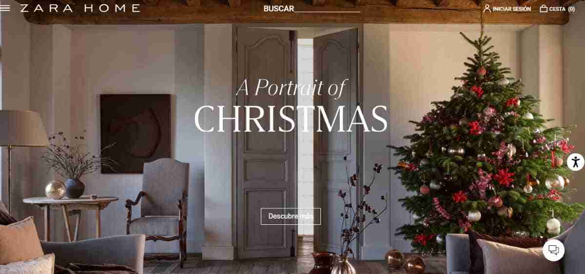 retrato de navidad zara home