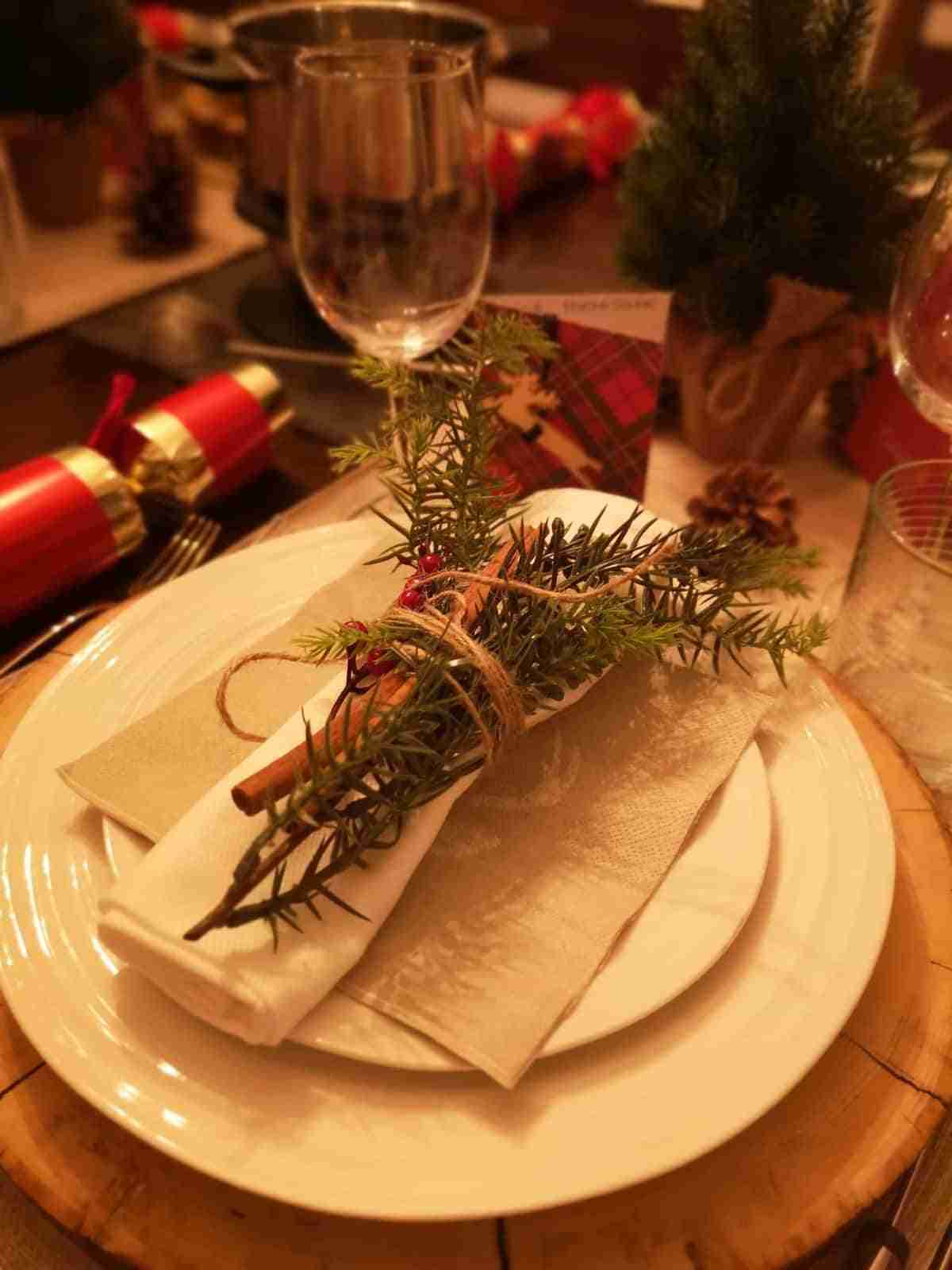 diy para decorar la mesa navidena