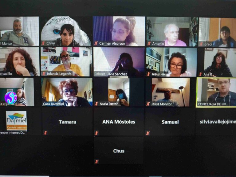 Reunión virtual de la Red de Infancia para continuar la defensa de los Derechos de la infancia