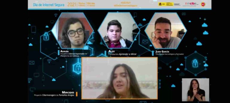 El alcazareño Adrián Cruz ha participado en el Día de Internet Segura organizado por el Instituto Nacional de Ciberseguridad