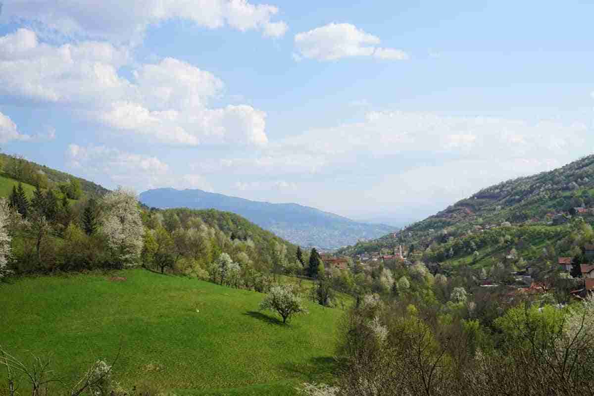 paisaje de sarajevo bosnia