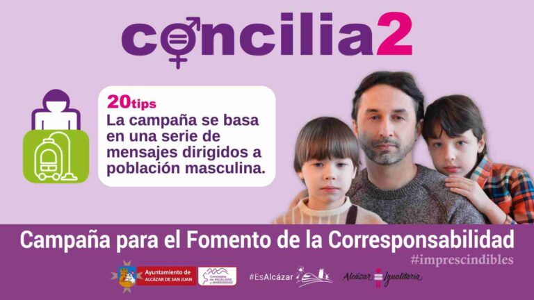 Comienza la campaña “Concilia2” en el marco de la Semana de la Igualdad de Alcázar de San Juan