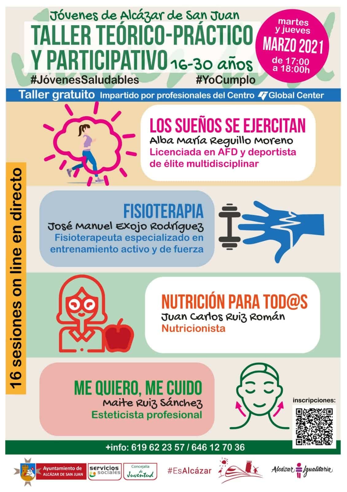 La concejalía de Juventud organiza un taller gratuito para promover hábitos de vida saludable 1 La concejalía de Juventud organiza un taller gratuito para promover hábitos de vida saludable 1