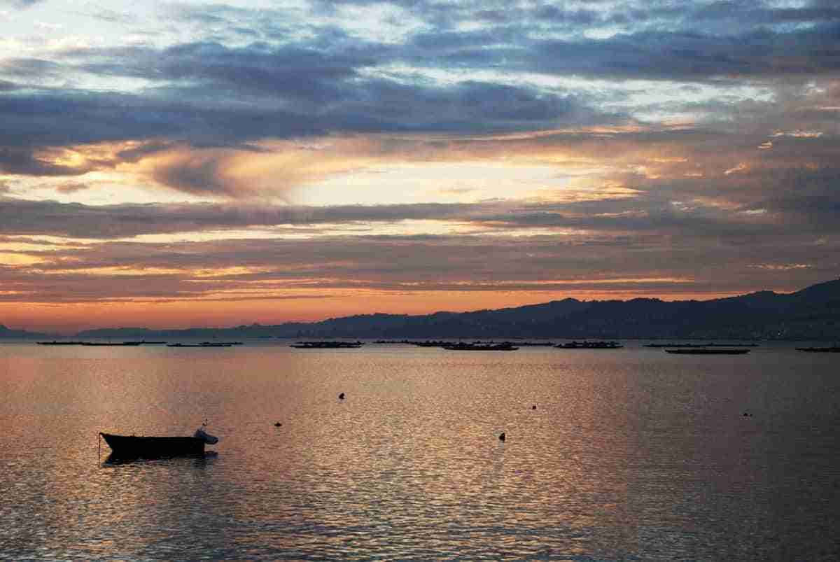 ria del vigo en las islas cies